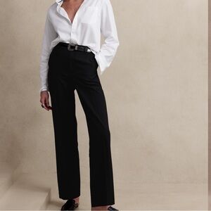 BANANA REPUBLIC TROUSER Scultpted stretch, trouser size 6 high rise, NWT